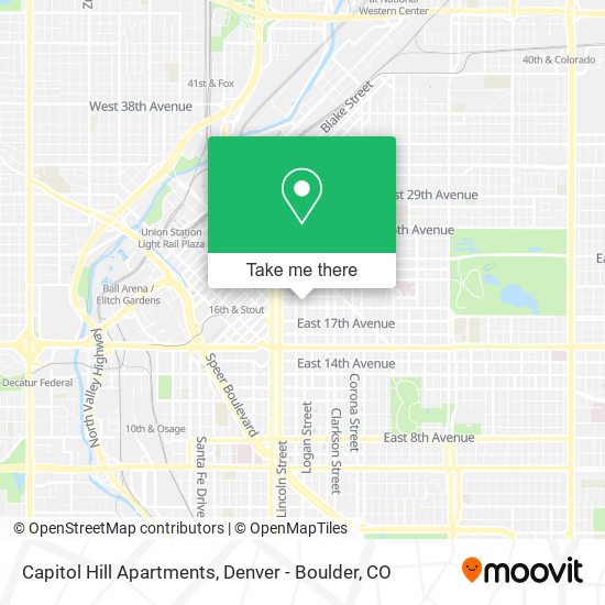 Mapa de Capitol Hill Apartments