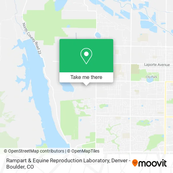 Rampart & Equine Reproduction Laboratory map
