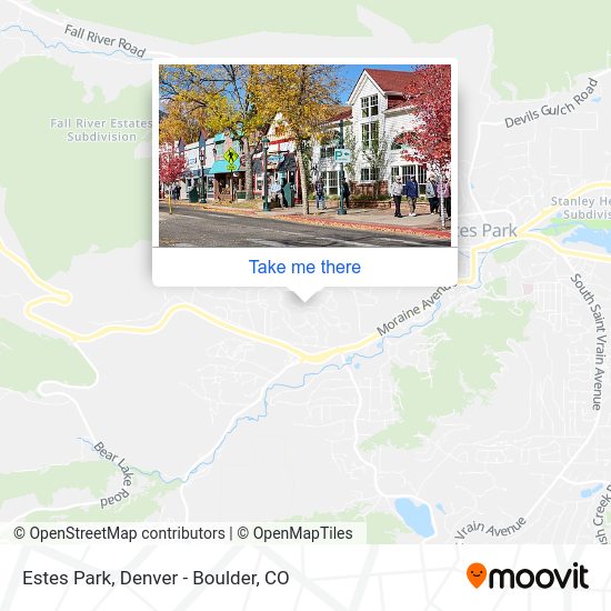 Estes Park map