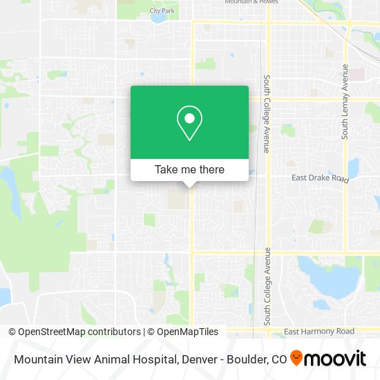 Mountain View Animal Hospital map