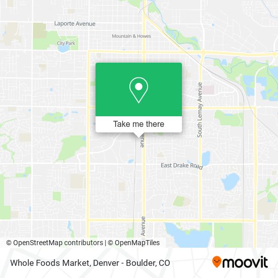 Mapa de Whole Foods Market