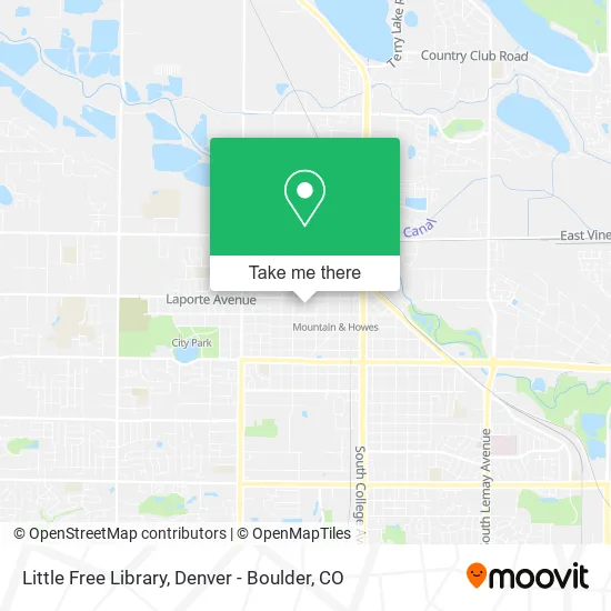 Little Free Library map