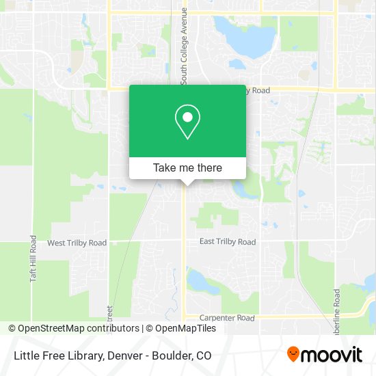 Little Free Library map