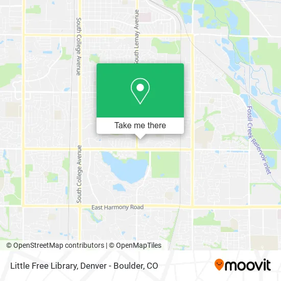 Little Free Library map