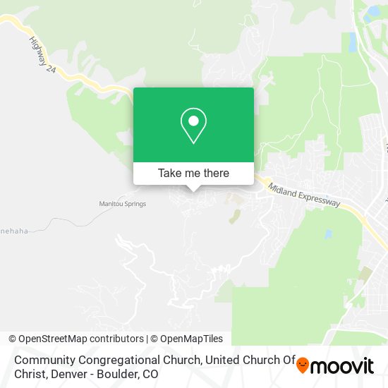 Community Congregational Church, United Church Of Christ map