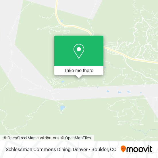 Schlessman Commons Dining map