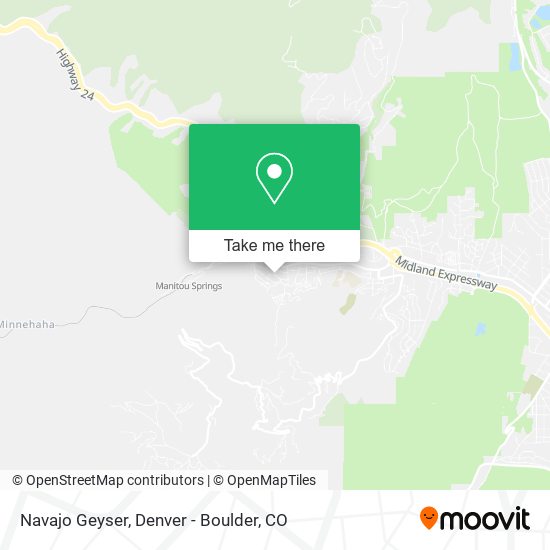 Navajo Geyser map