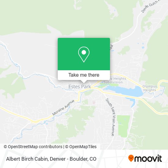 Albert Birch Cabin map