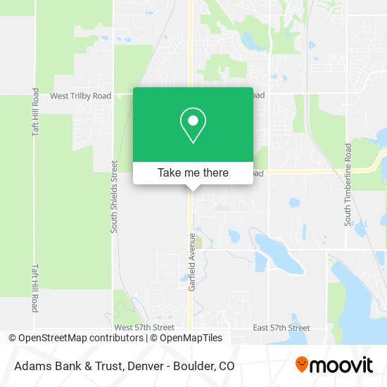 Adams Bank & Trust map