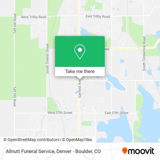 Mapa de Allnutt Funeral Service