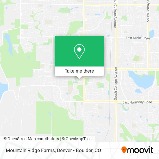Mountain Ridge Farms map