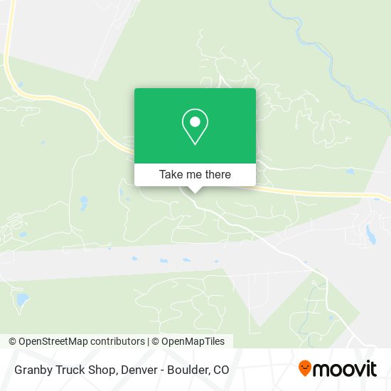 Mapa de Granby Truck Shop