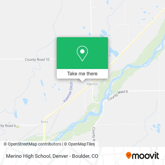 Mapa de Merino High School