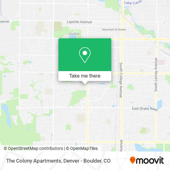 Mapa de The Colony Apartments