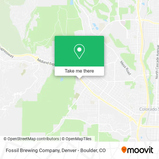 Fossil Brewing Company map