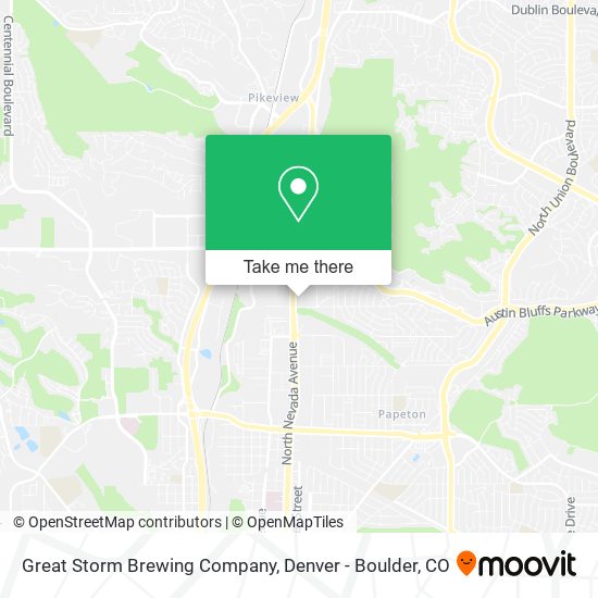 Great Storm Brewing Company map