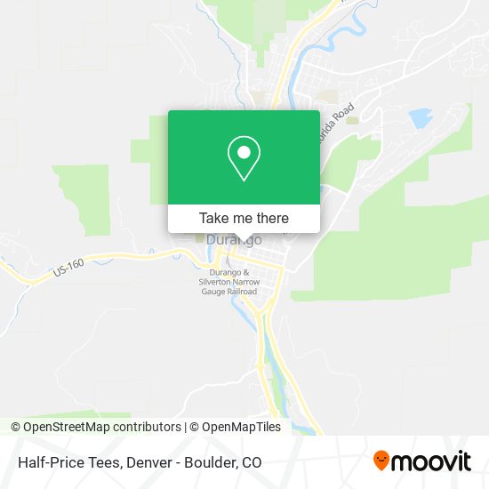 Mapa de Half-Price Tees