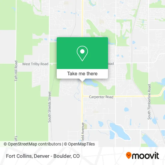 Fort Collins map