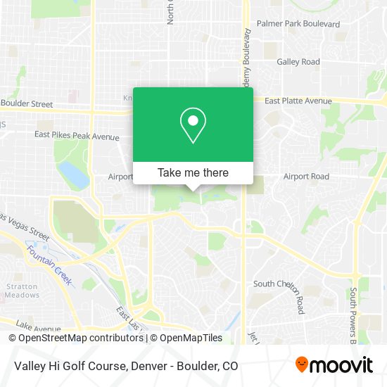 Mapa de Valley Hi Golf Course