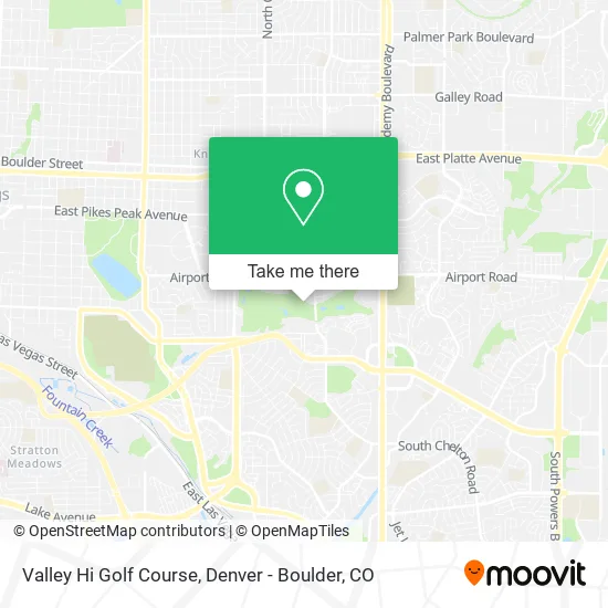 Valley Hi Golf Course map