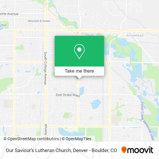 Our Saviour's Lutheran Church map