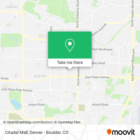 Citadel Mall map