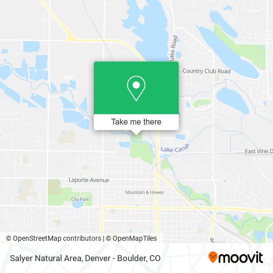 Salyer Natural Area map