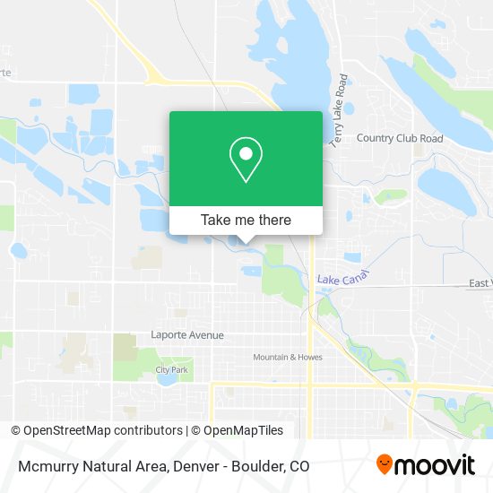 Mcmurry Natural Area map