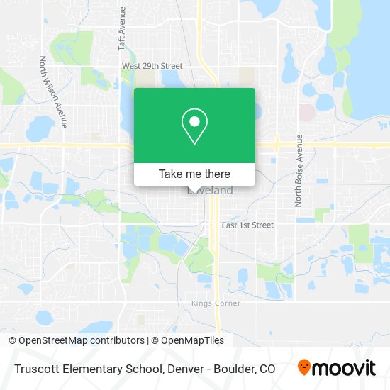 Mapa de Truscott Elementary School