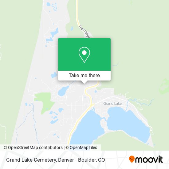 Grand Lake Cemetery map