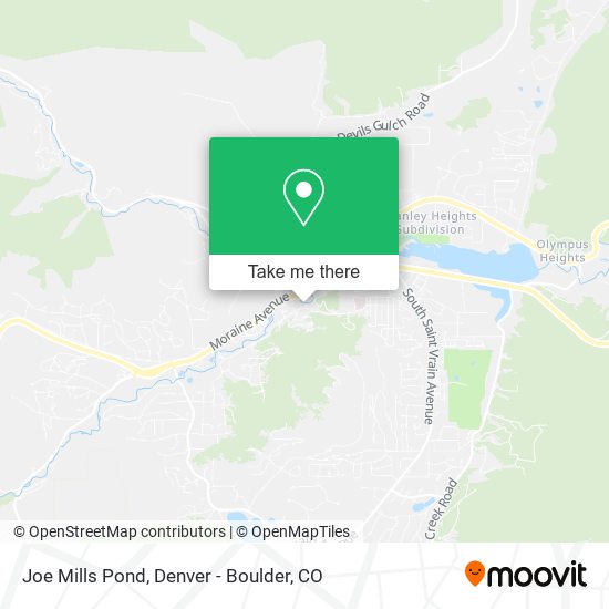 Mapa de Joe Mills Pond