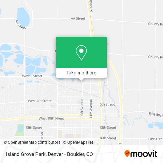 Island Grove Park map