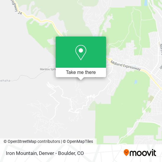 Mapa de Iron Mountain