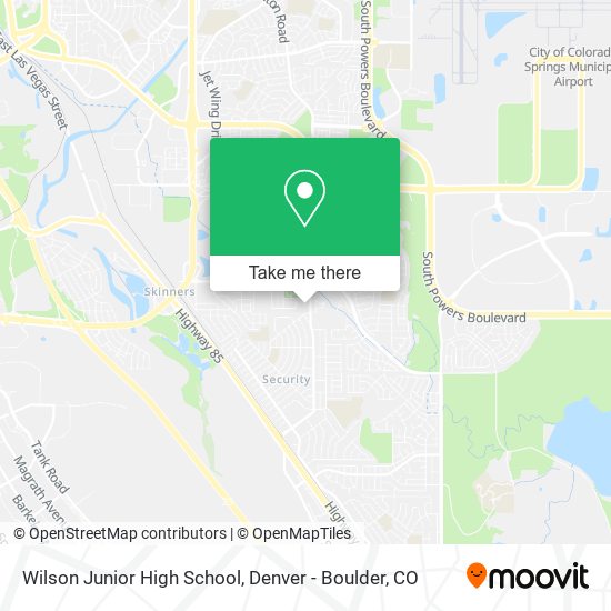 Mapa de Wilson Junior High School