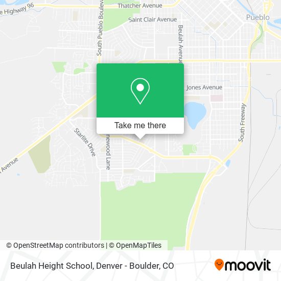 Mapa de Beulah Height School