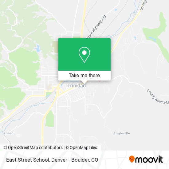 East Street School map