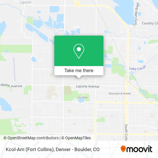 Kcol-Am (Fort Collins) map