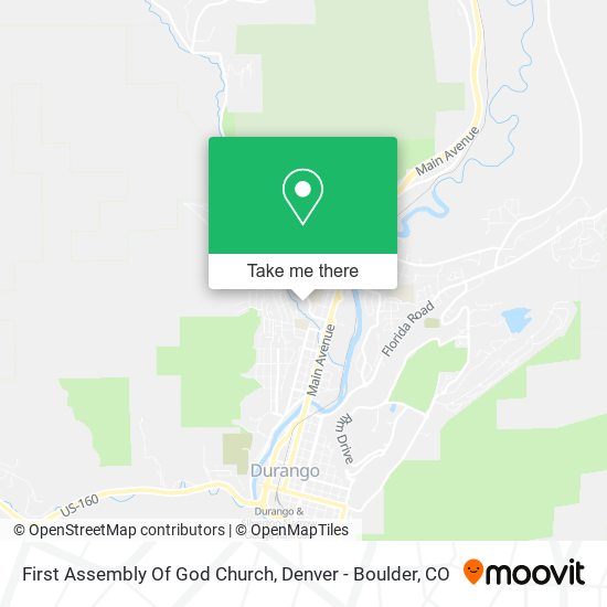 First Assembly Of God Church map