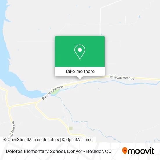Dolores Elementary School map