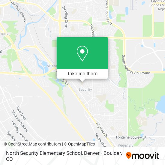 Mapa de North Security Elementary School
