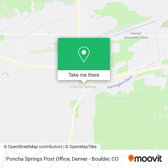 Mapa de Poncha Springs Post Office