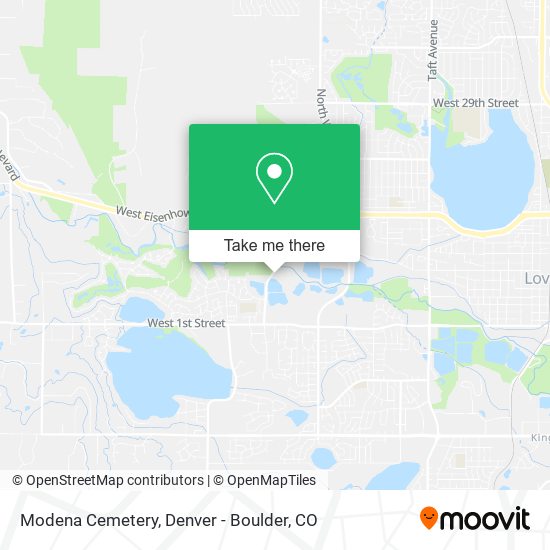Modena Cemetery map