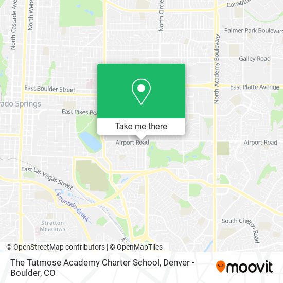 Mapa de The Tutmose Academy Charter School