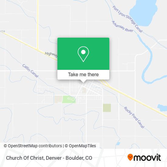 Church Of Christ map