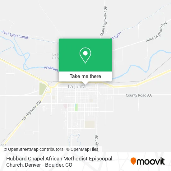 Hubbard Chapel African Methodist Episcopal Church map