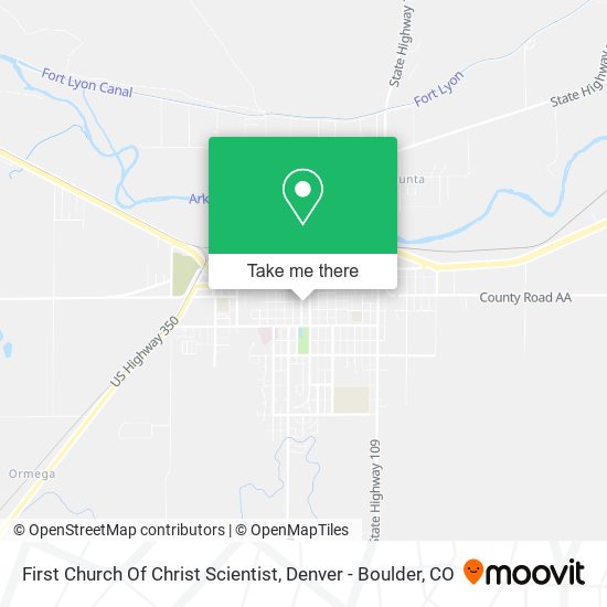 First Church Of Christ Scientist map