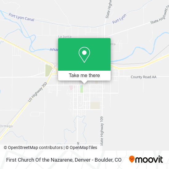 First Church Of the Nazarene map