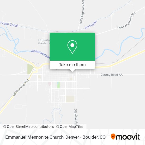 Emmanuel Mennonite Church map