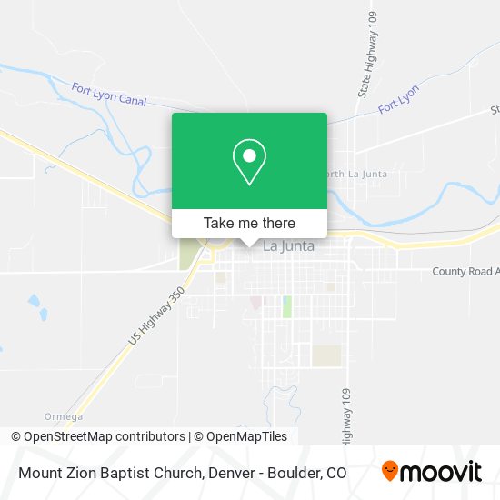 Mount Zion Baptist Church map