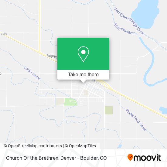 Church Of the Brethren map